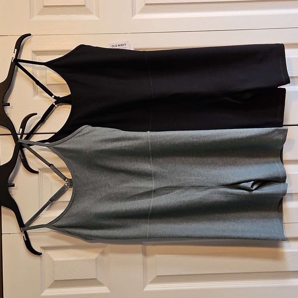 NWT Old Navy Strappy Jumpsuit Set in Black and Green